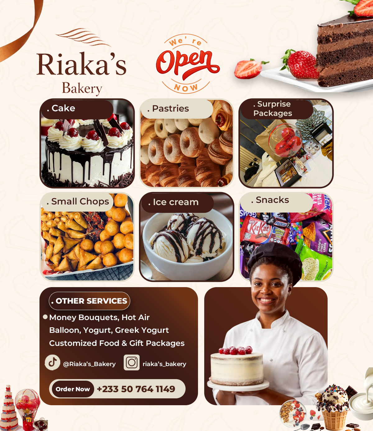 Riaka’s bakery